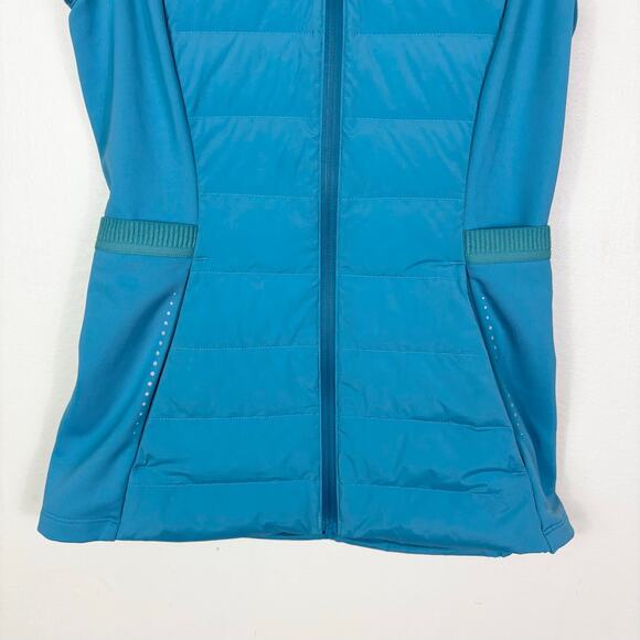 Lululemon Water Resistant Reflective Goose Down Down for It All Vest in Oceanic - Picture 5 of 11
